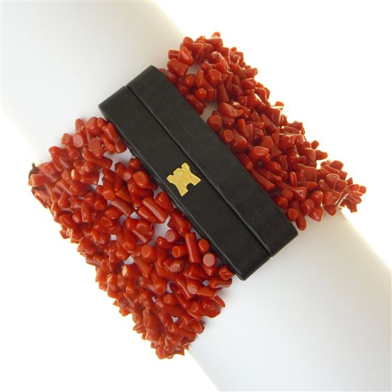 Pulsera Rajola in Piedras semipreciosas Corallo 54-159-1018 - 54-159-1018